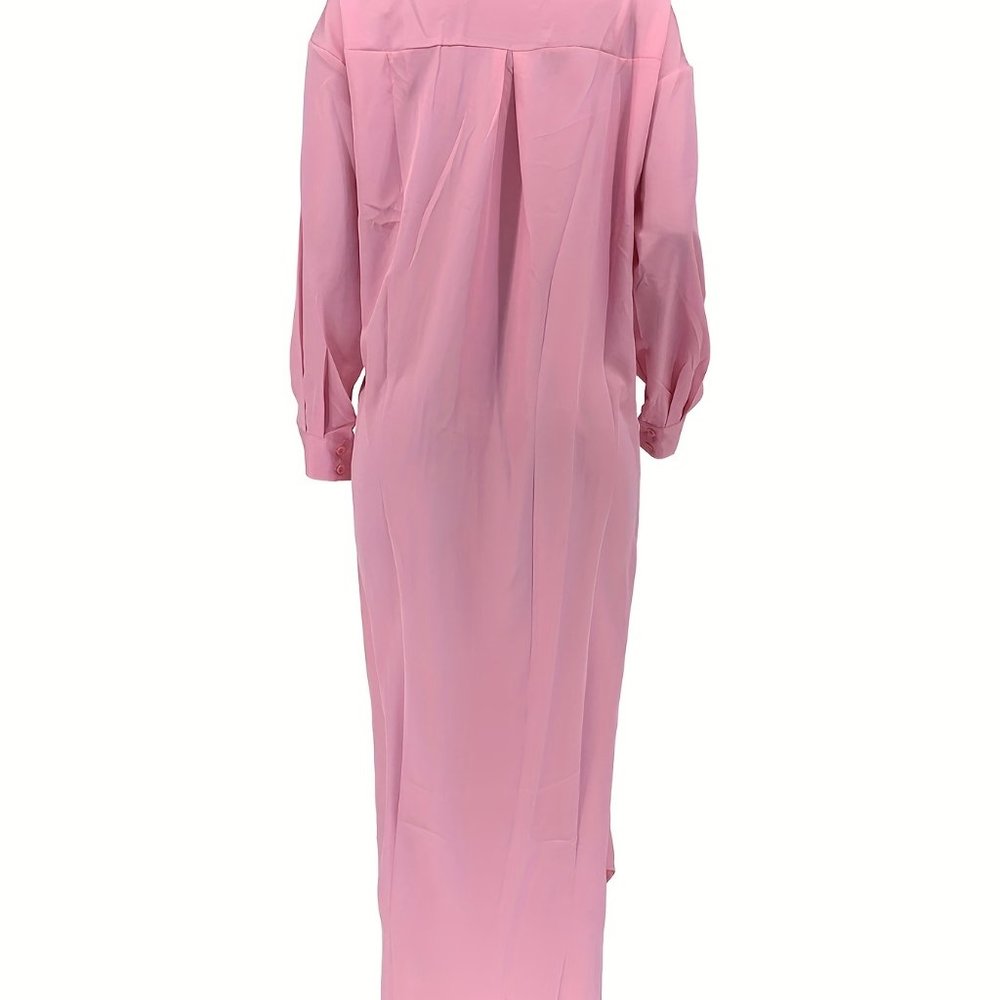 Y2K Passion Chic Button Down Classic Shirt Dress - Picture 6 of 14